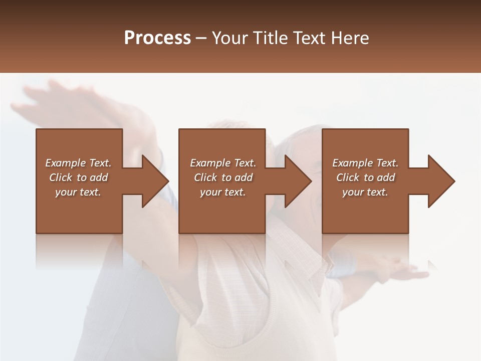 A Man And A Woman Are Holding Each Other PowerPoint Template