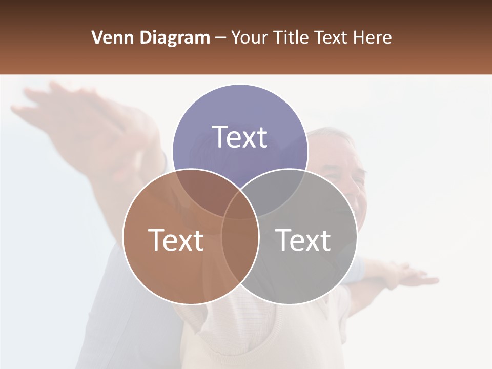 A Man And A Woman Are Holding Each Other PowerPoint Template