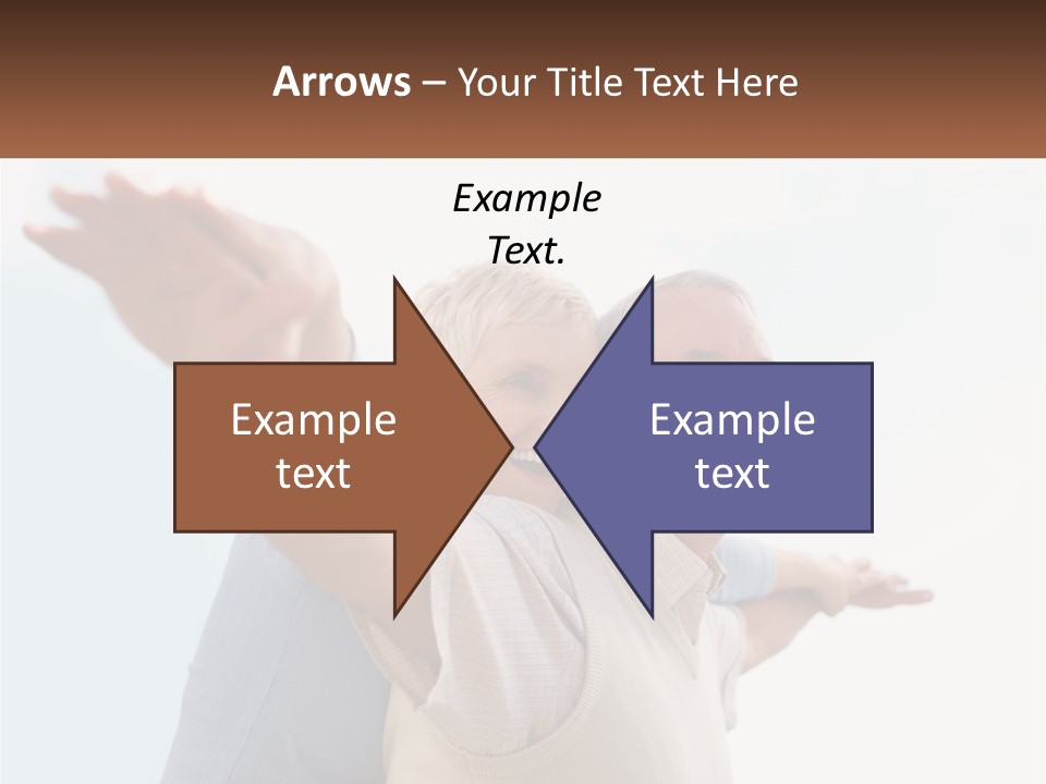 A Man And A Woman Are Holding Each Other PowerPoint Template