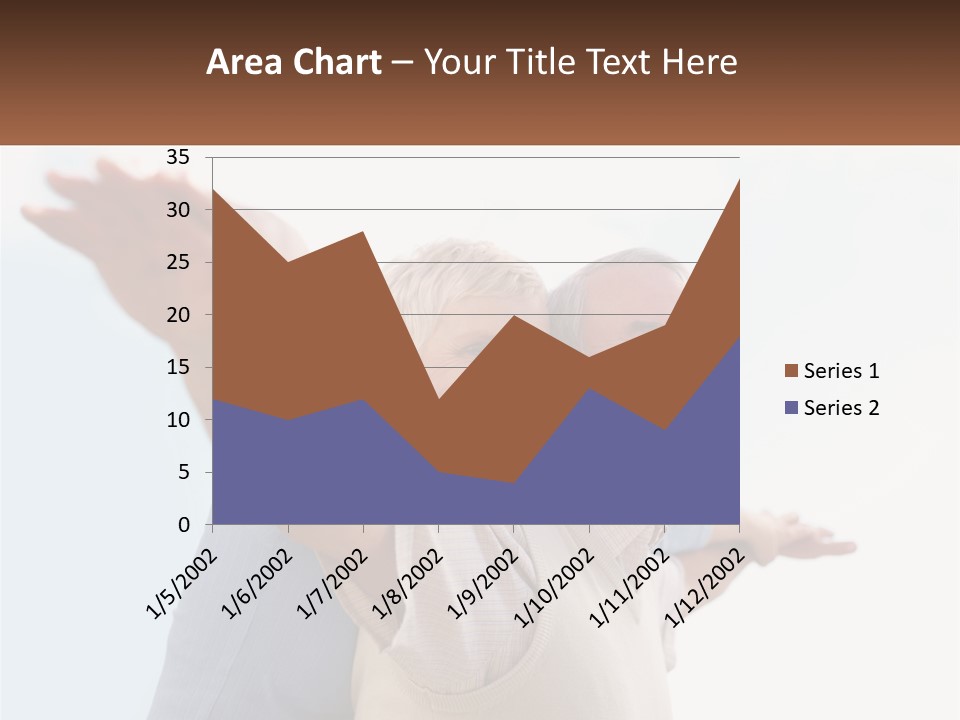 A Man And A Woman Are Holding Each Other PowerPoint Template