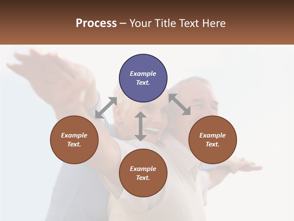 A Man And A Woman Are Holding Each Other PowerPoint Template