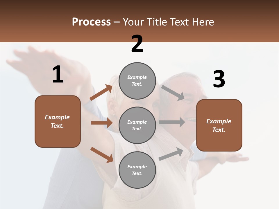 A Man And A Woman Are Holding Each Other PowerPoint Template