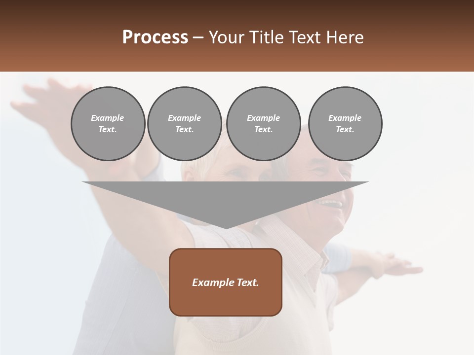 A Man And A Woman Are Holding Each Other PowerPoint Template