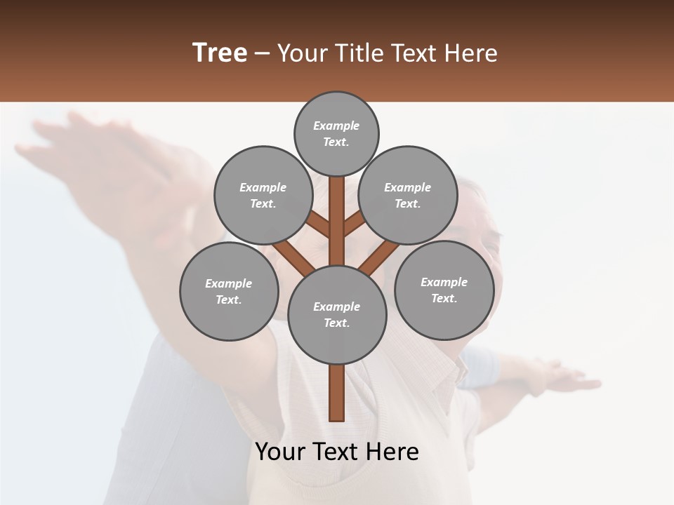 A Man And A Woman Are Holding Each Other PowerPoint Template