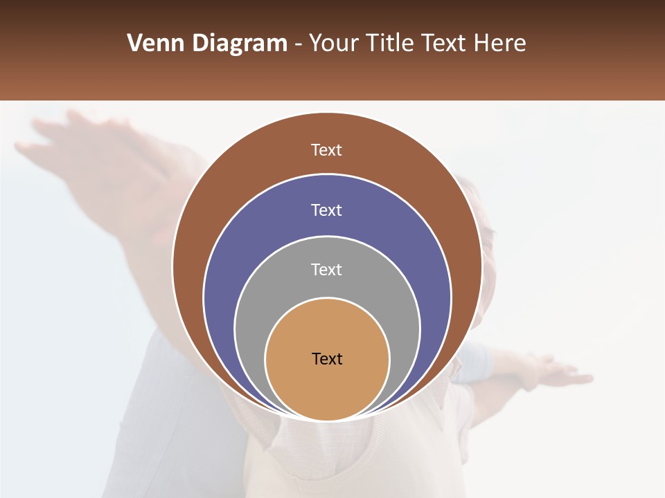 A Man And A Woman Are Holding Each Other PowerPoint Template