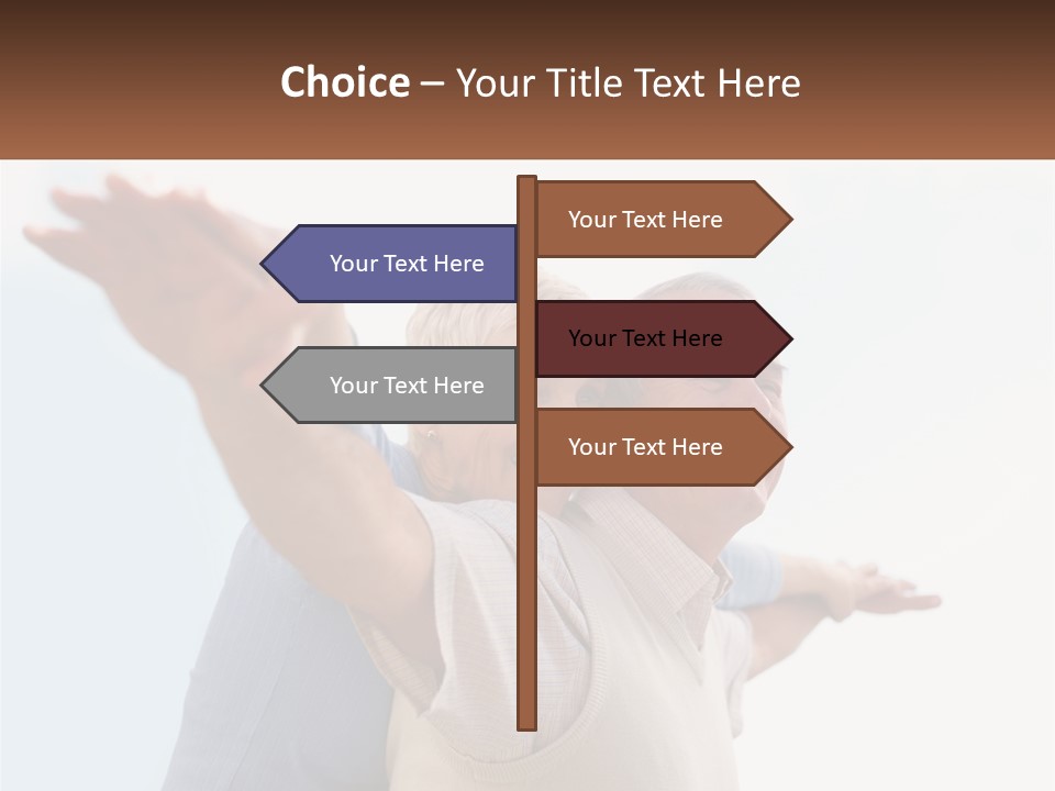 A Man And A Woman Are Holding Each Other PowerPoint Template