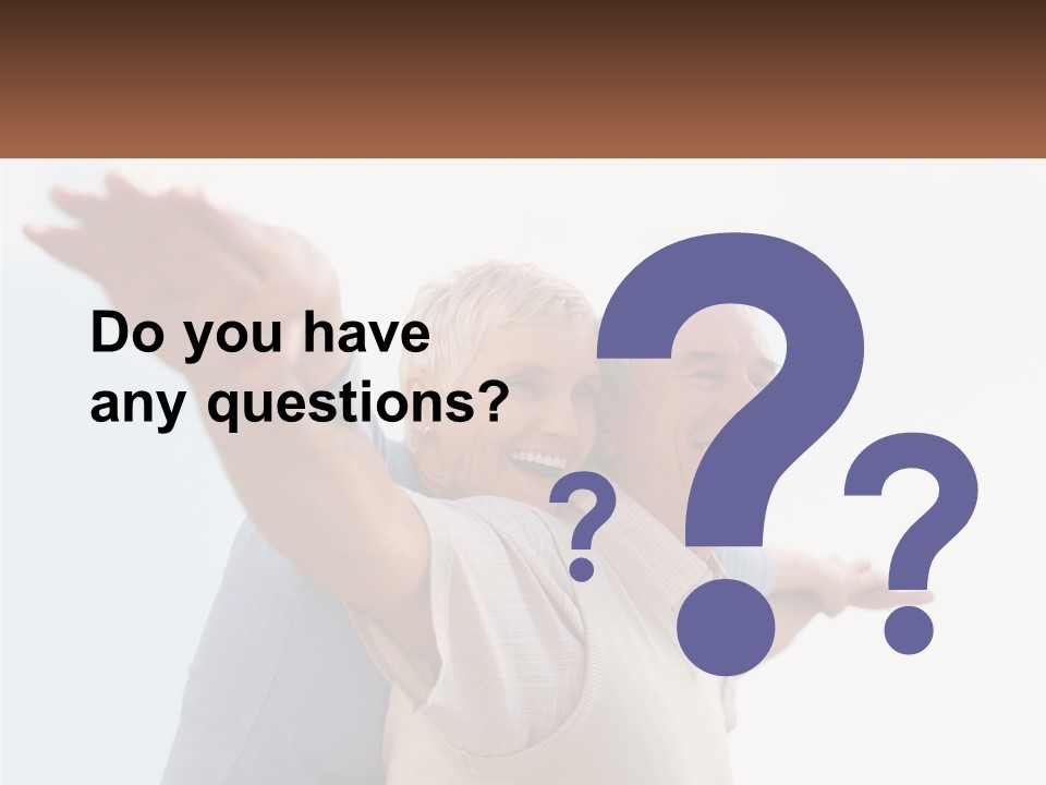 A Man And A Woman Are Holding Each Other PowerPoint Template