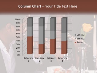 A Man And Woman Eating Sushi At A Restaurant PowerPoint Template