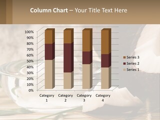 A Bowl Of Coconuts Next To A Cut In Half Coconut PowerPoint Template