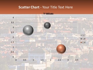 A Picture Of A City With A Church In The Background PowerPoint Template