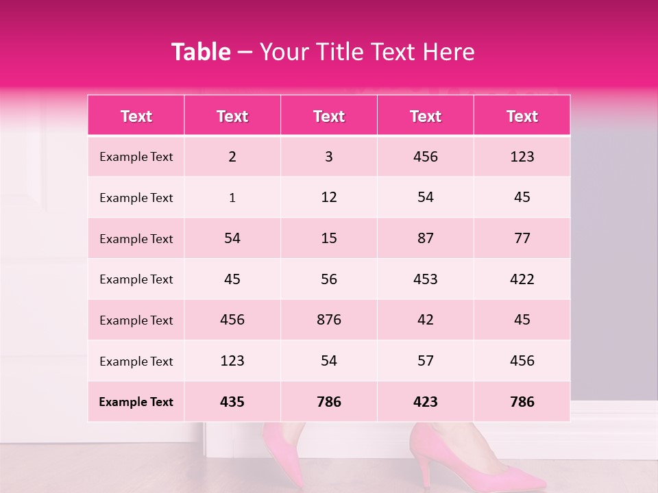 A Woman In A Polka Dot Dress Holding A Pink Purse PowerPoint Template