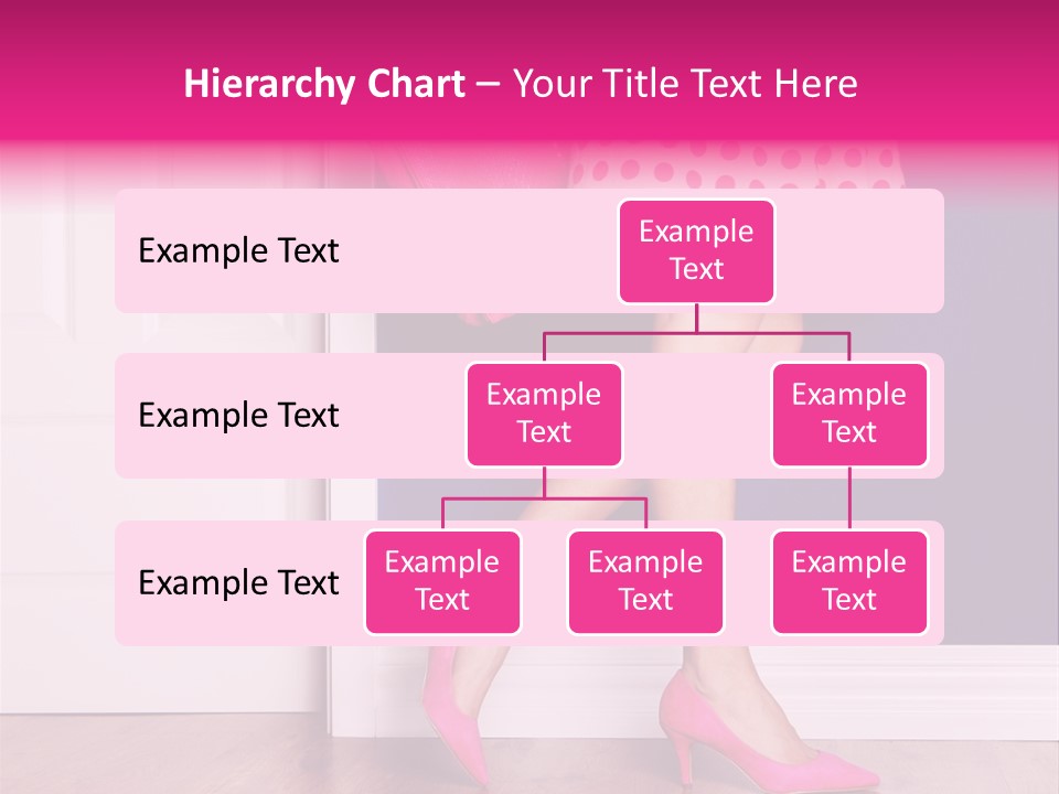 A Woman In A Polka Dot Dress Holding A Pink Purse PowerPoint Template