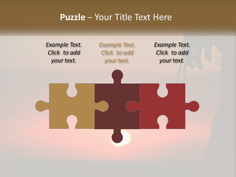 A Person Holding A Rosary With The Sun Setting In The Background PowerPoint Template