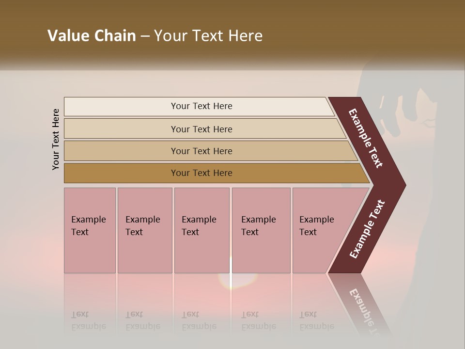 A Person Holding A Rosary With The Sun Setting In The Background PowerPoint Template