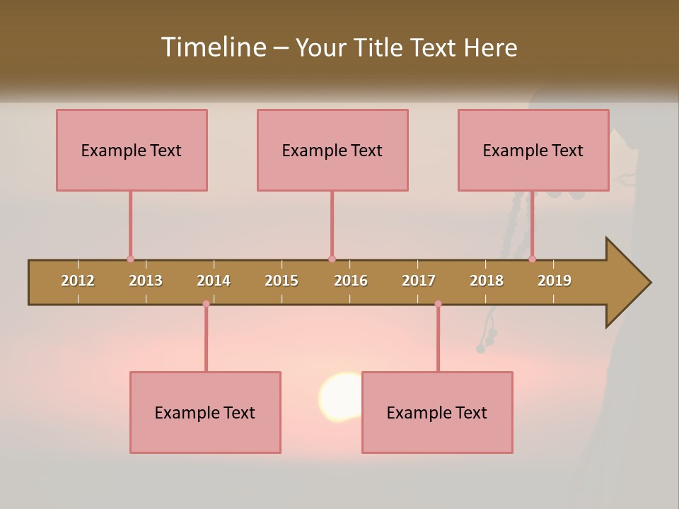 A Person Holding A Rosary With The Sun Setting In The Background PowerPoint Template