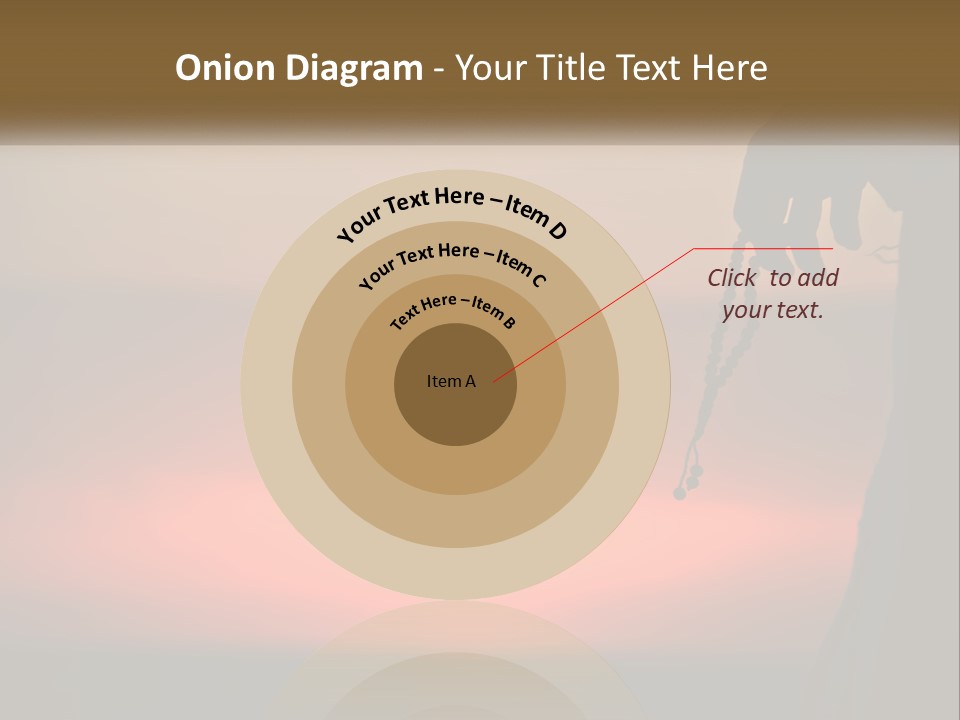 A Person Holding A Rosary With The Sun Setting In The Background PowerPoint Template