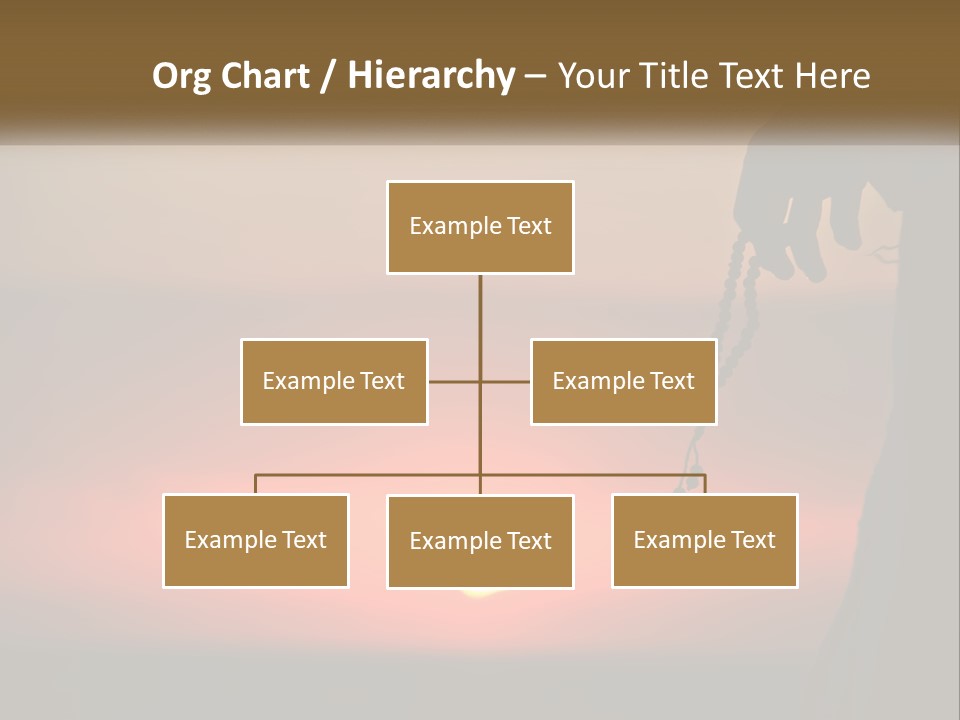 A Person Holding A Rosary With The Sun Setting In The Background PowerPoint Template