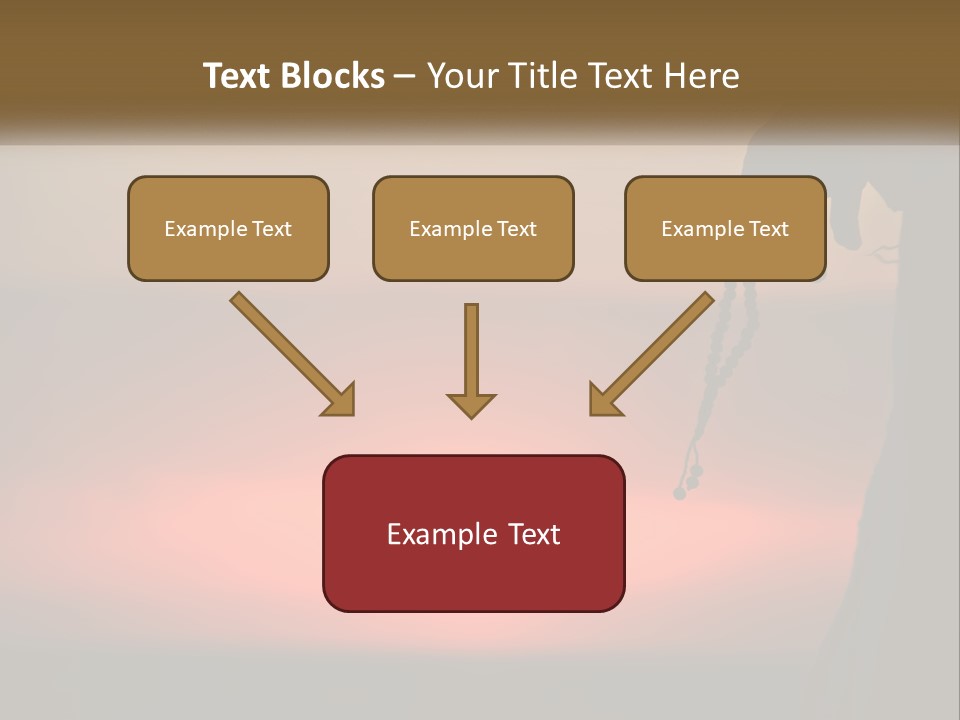A Person Holding A Rosary With The Sun Setting In The Background PowerPoint Template