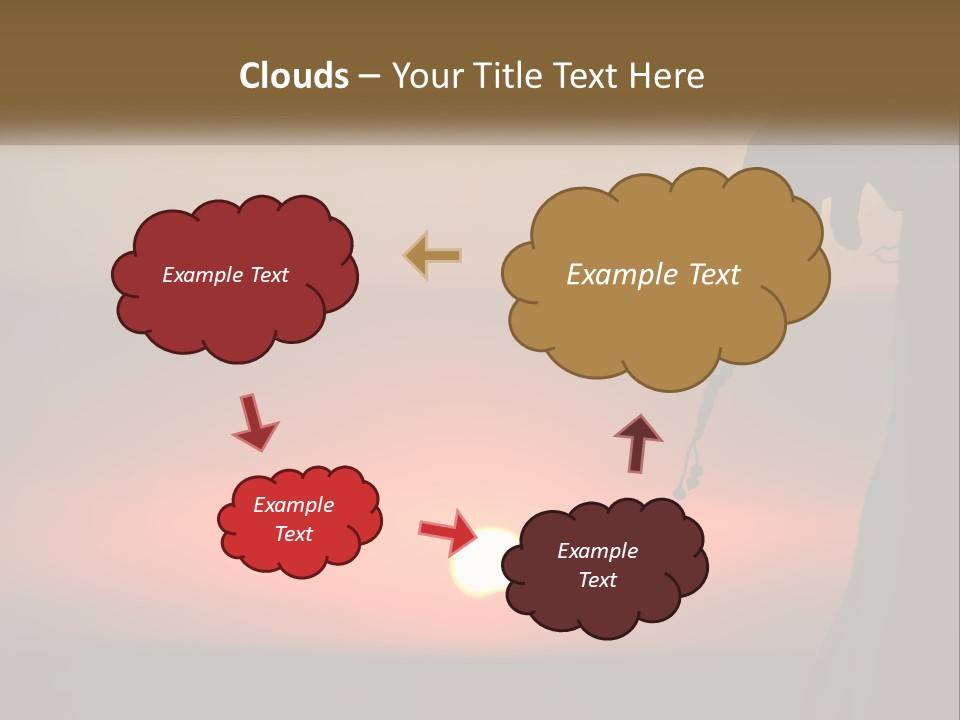 A Person Holding A Rosary With The Sun Setting In The Background PowerPoint Template
