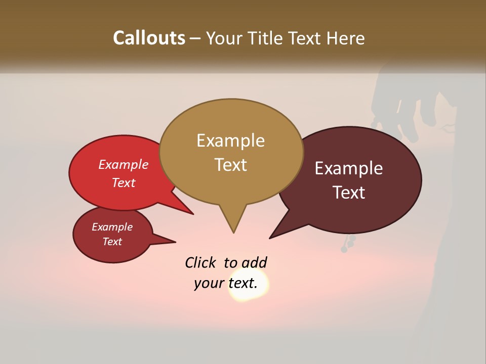A Person Holding A Rosary With The Sun Setting In The Background PowerPoint Template