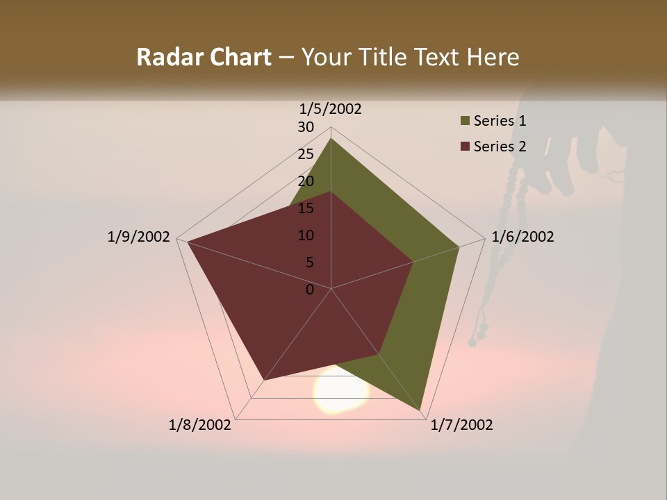 A Person Holding A Rosary With The Sun Setting In The Background PowerPoint Template