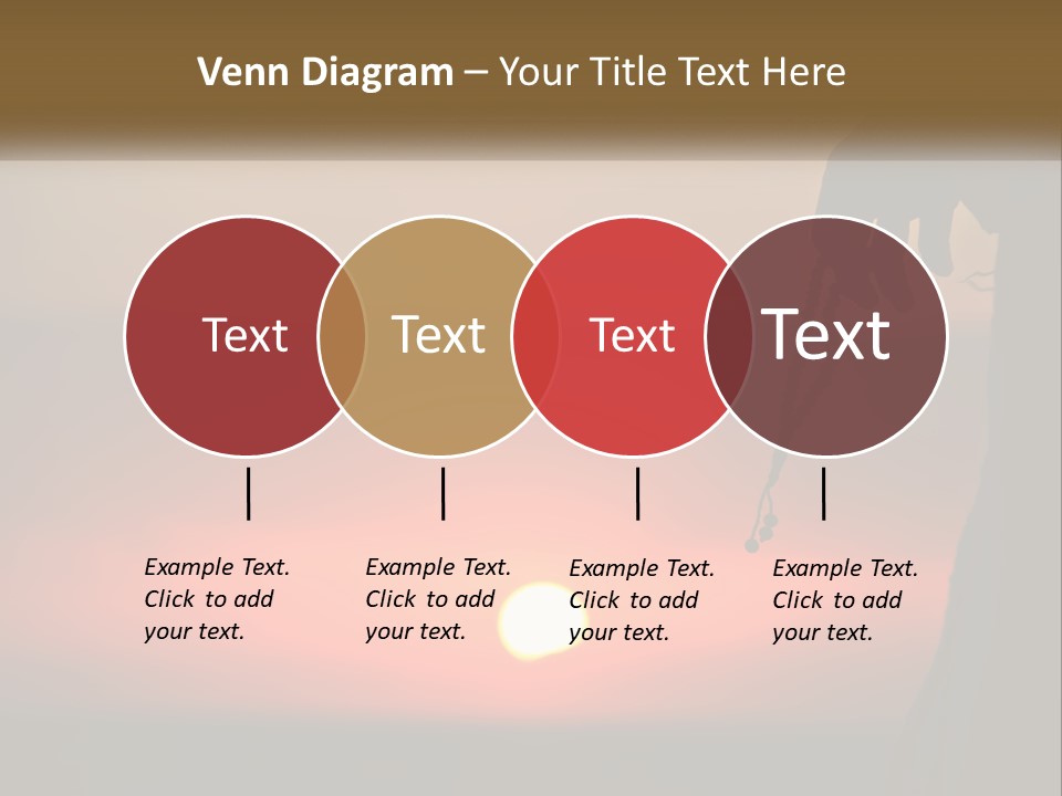A Person Holding A Rosary With The Sun Setting In The Background PowerPoint Template