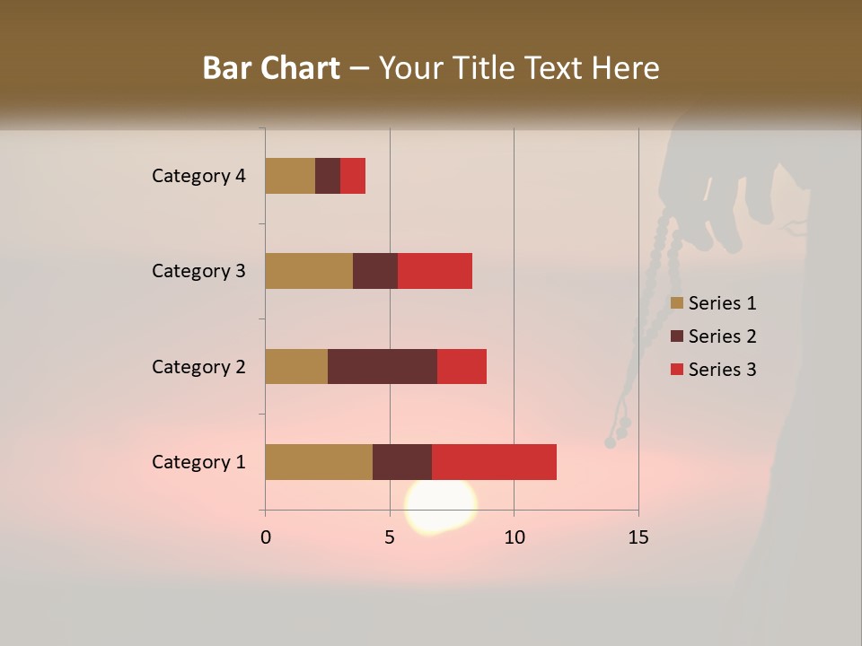 A Person Holding A Rosary With The Sun Setting In The Background PowerPoint Template