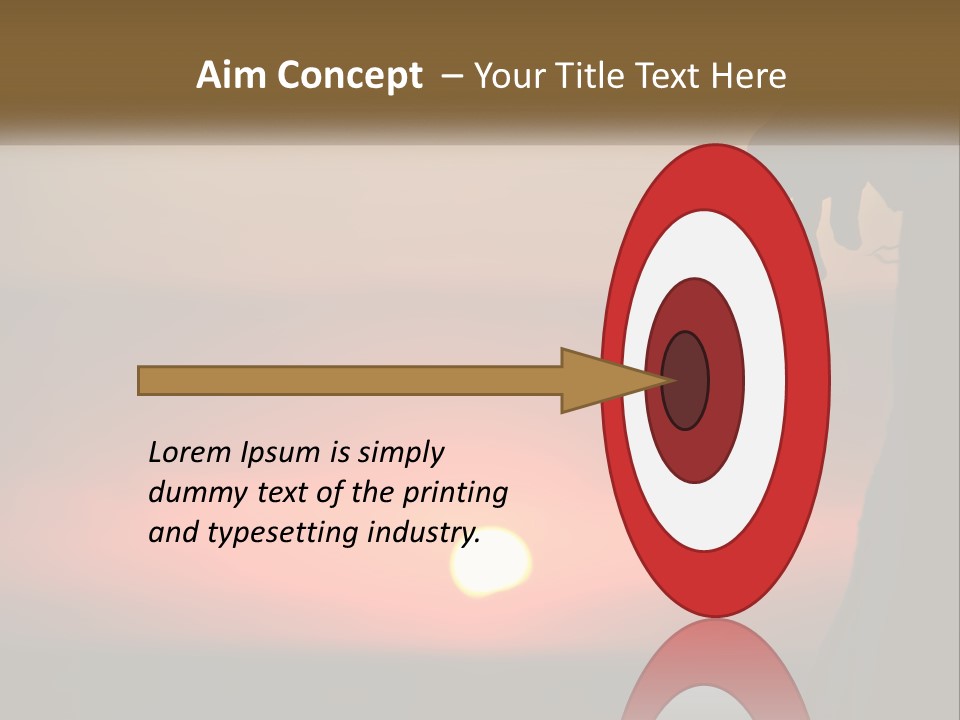 A Person Holding A Rosary With The Sun Setting In The Background PowerPoint Template