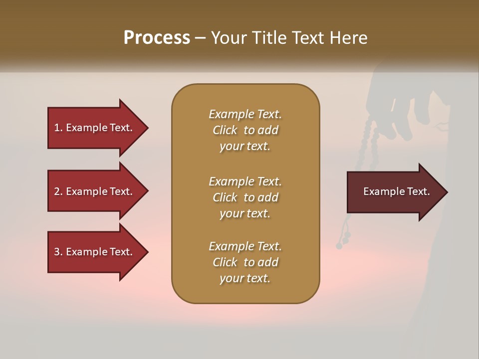 A Person Holding A Rosary With The Sun Setting In The Background PowerPoint Template