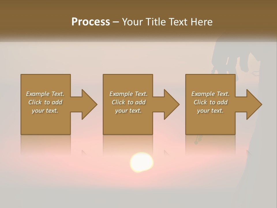 A Person Holding A Rosary With The Sun Setting In The Background PowerPoint Template