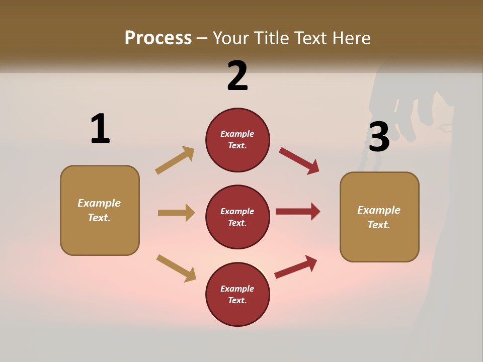A Person Holding A Rosary With The Sun Setting In The Background PowerPoint Template