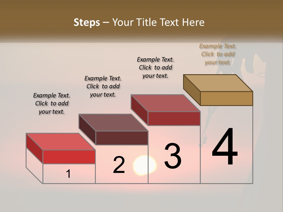 A Person Holding A Rosary With The Sun Setting In The Background PowerPoint Template