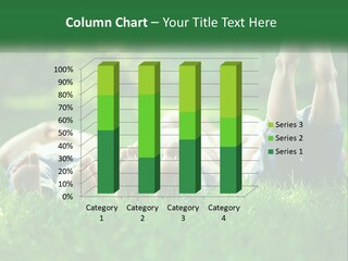 A Group Of People Laying On Top Of A Lush Green Field PowerPoint Template