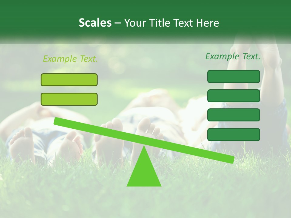 A Group Of People Laying On Top Of A Lush Green Field PowerPoint Template