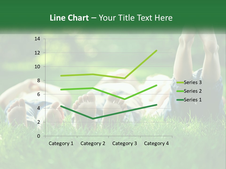 A Group Of People Laying On Top Of A Lush Green Field PowerPoint Template