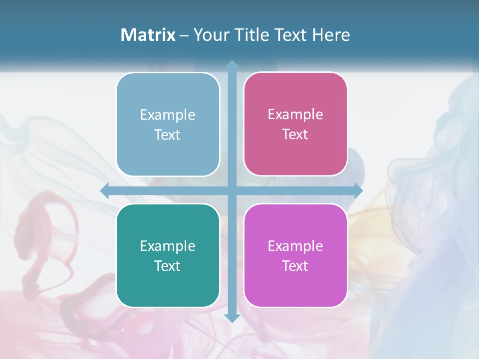A Group Of Different Colored Smokes In The Air PowerPoint Template