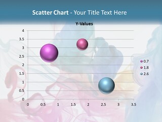 A Group Of Different Colored Smokes In The Air PowerPoint Template