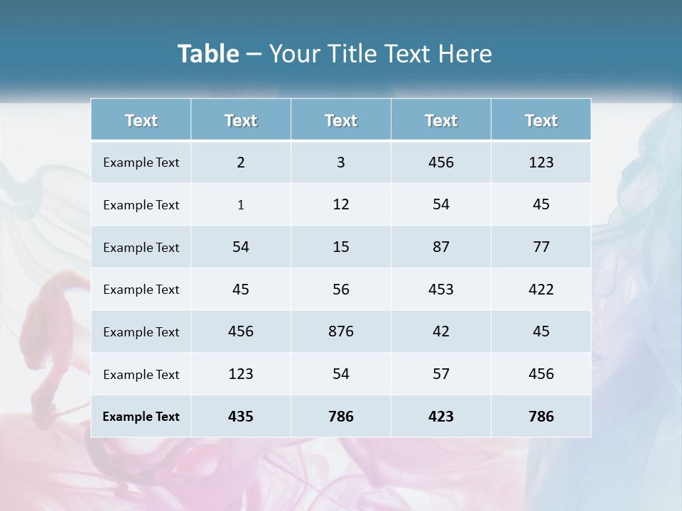 A Group Of Different Colored Smokes In The Air PowerPoint Template