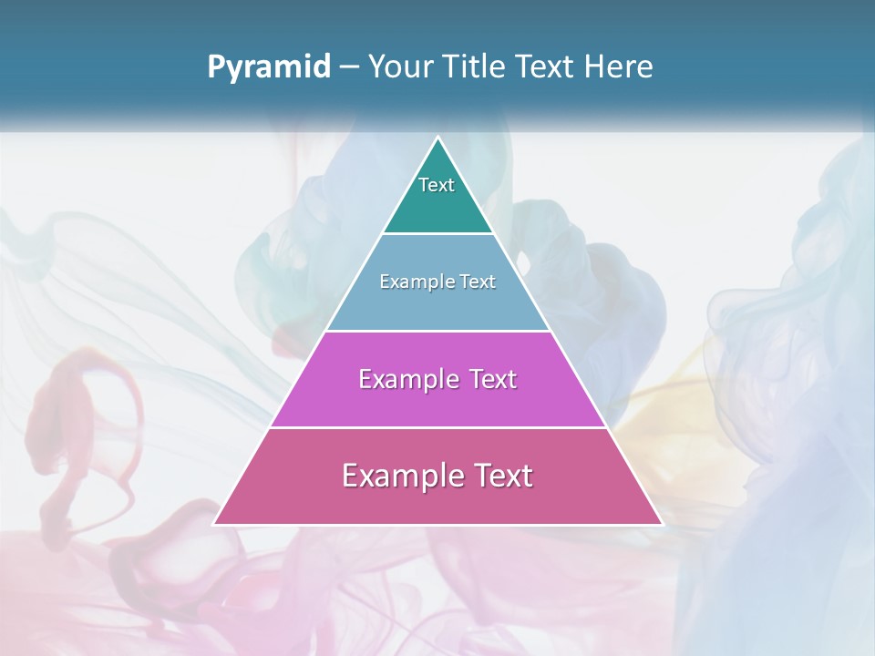 A Group Of Different Colored Smokes In The Air PowerPoint Template
