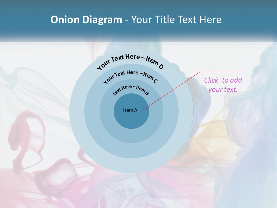A Group Of Different Colored Smokes In The Air PowerPoint Template