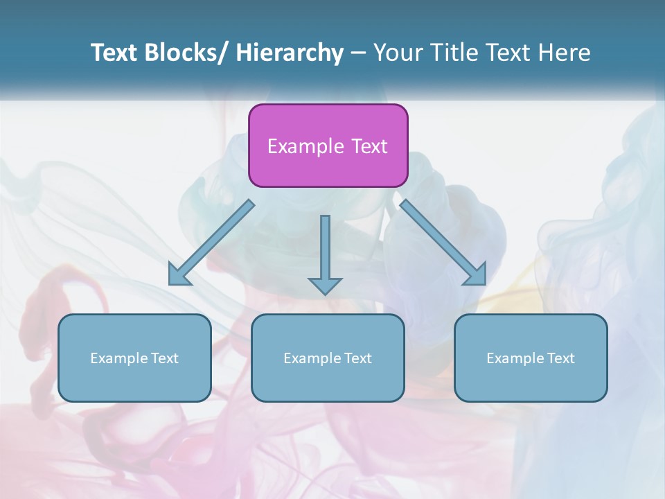 A Group Of Different Colored Smokes In The Air PowerPoint Template