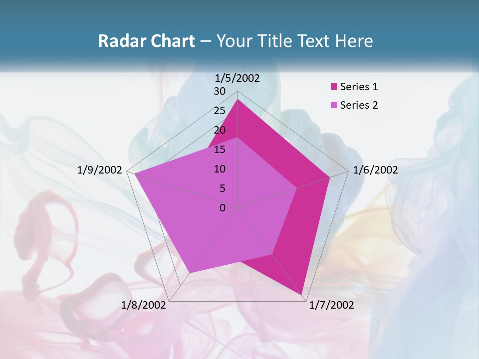 A Group Of Different Colored Smokes In The Air PowerPoint Template