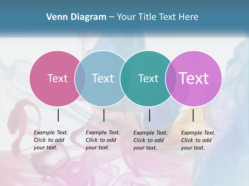 A Group Of Different Colored Smokes In The Air PowerPoint Template
