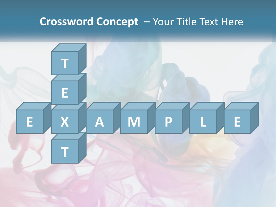 A Group Of Different Colored Smokes In The Air PowerPoint Template