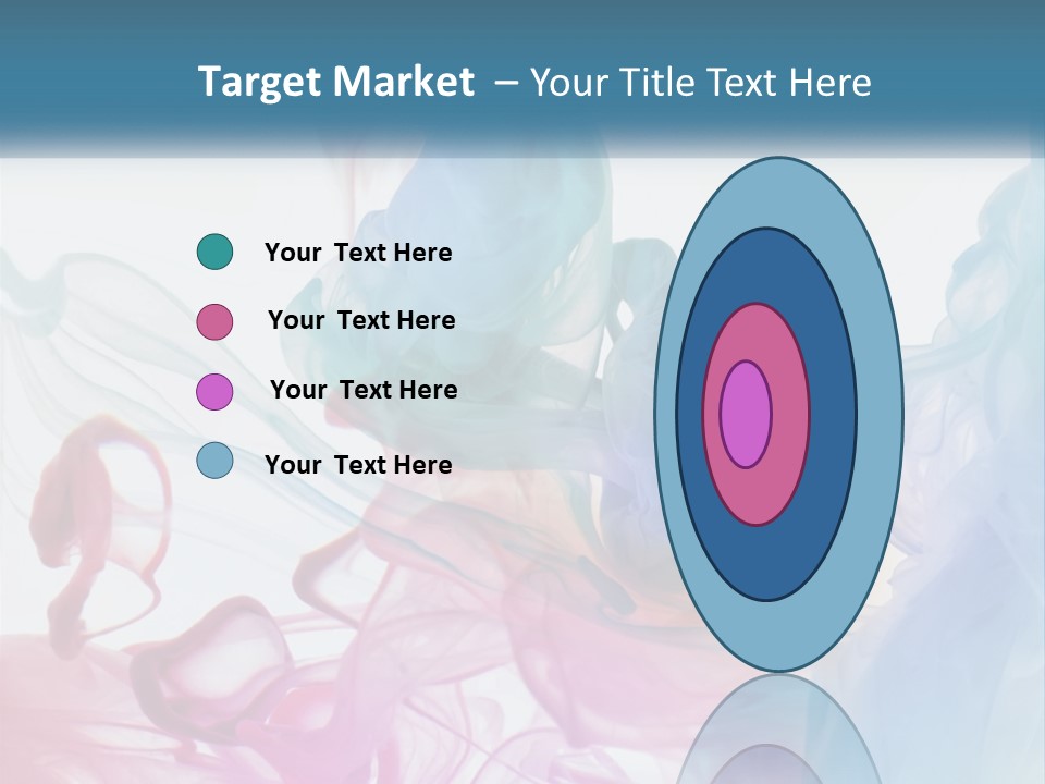 A Group Of Different Colored Smokes In The Air PowerPoint Template