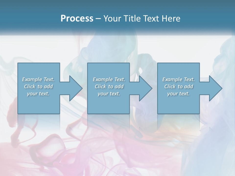 A Group Of Different Colored Smokes In The Air PowerPoint Template