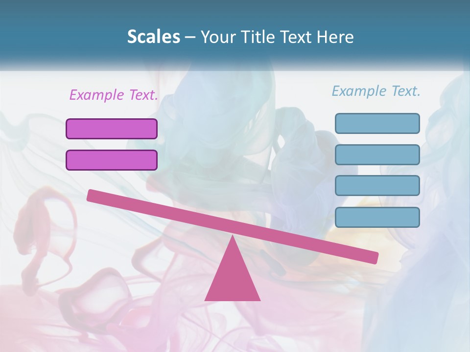 A Group Of Different Colored Smokes In The Air PowerPoint Template