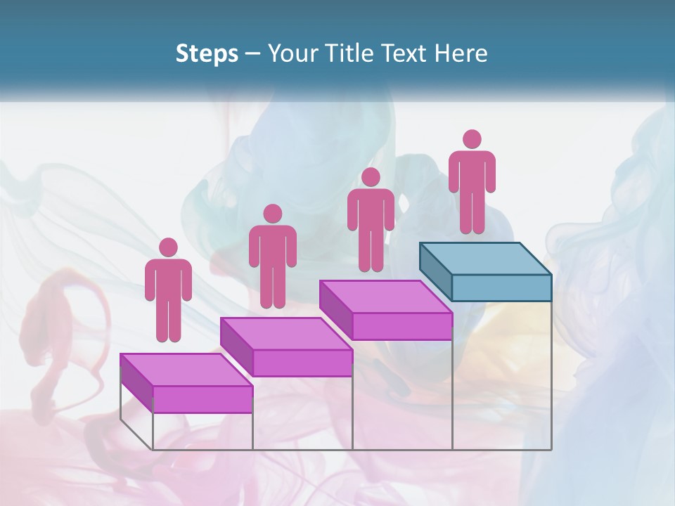 A Group Of Different Colored Smokes In The Air PowerPoint Template