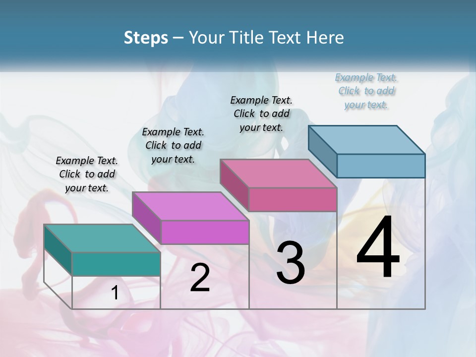 A Group Of Different Colored Smokes In The Air PowerPoint Template