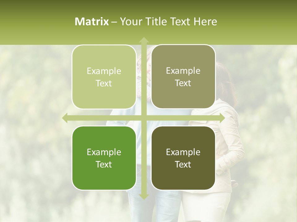 A Group Of People Walking Down A Street With Trees In The Background PowerPoint Template